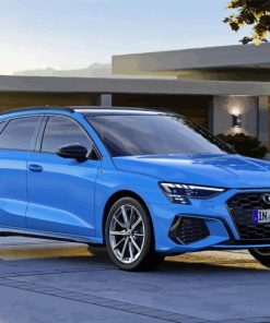 Audi A3 Blue Car Paint By Numbers