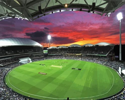 Adelaide Oval Stadium Paint By Numbers