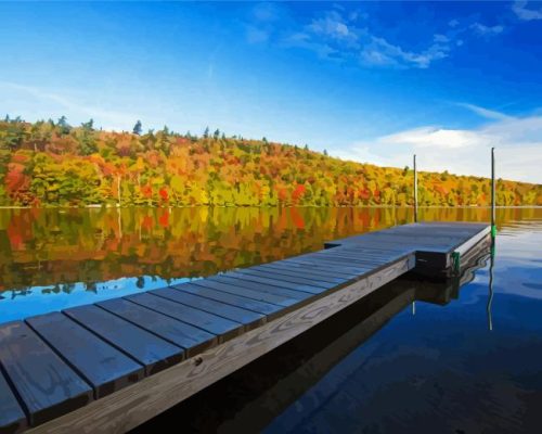 Adirondack Lake Paint By Number