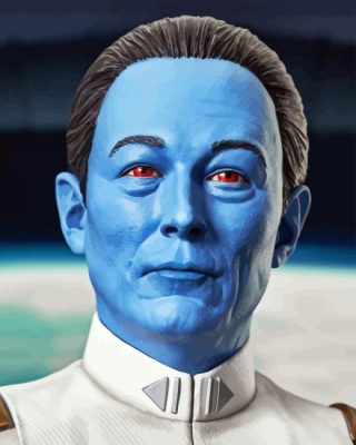 Admiral Thrawn Paint By Numbers