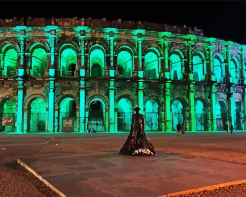 Amphitheatre Nimes Paint By Number