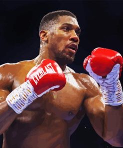 Anthony Joshua Fighting Paint By Numbers