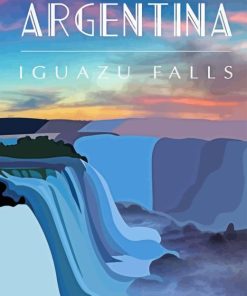 Argentina Iguazu Falls Paint By Numbers