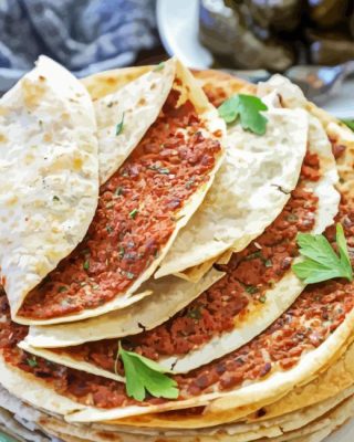 Armenian Lahmacun Paint By Number