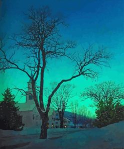 At Close Of Day By Maxfield Parrish Paint By Numbers