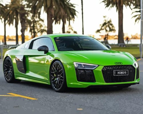 Audi R8 Car Paint By Number