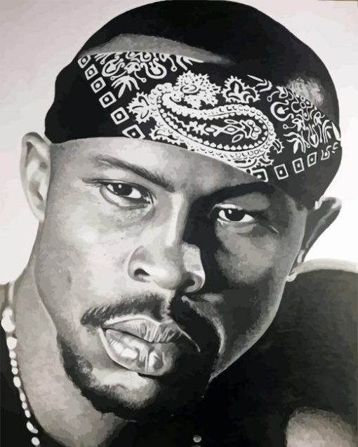 Black And White Avon Barksdale Paint By Number