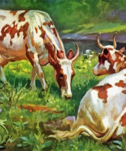 Ayrshire Cows Paint By Number