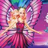 Barbie Mariposa Paint By Numbers