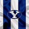 BYU Football Logo Flag Paint By Numbers