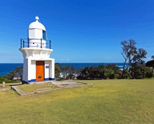 Ballina Lighthouse Paint By Numbers