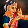 Bharatanatyam Dancer Paint By Number