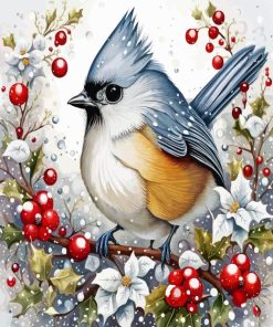 Bird Christmas Paint By Number