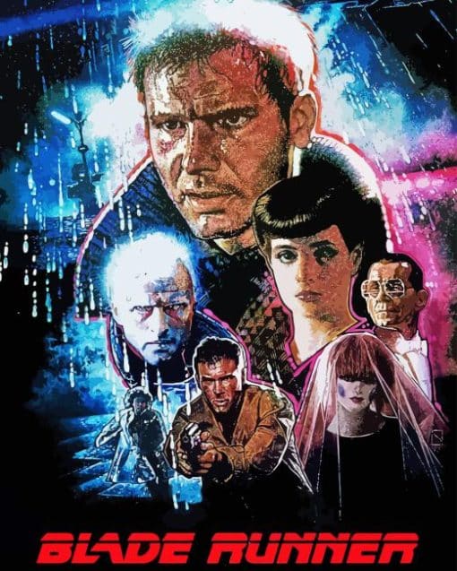 Blade Runner Movie Poster Paint By Number