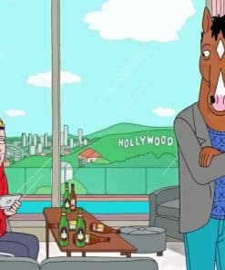 Bojack And Todd Paint By Numbers