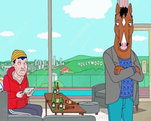 Bojack And Todd Paint By Numbers