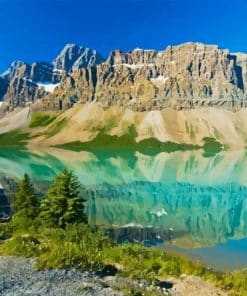 Bow Lake In Canada Paint By Number