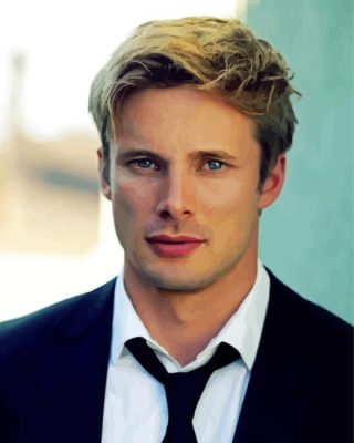 Bradley James English Actor Paint By Number