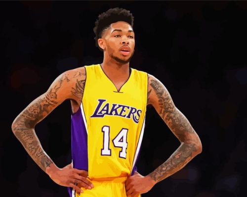 Brandon Ingram Basketball Player Paint By Numbers