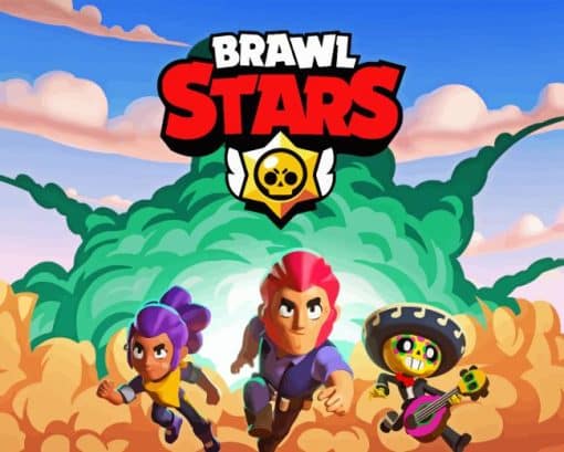 Brawlstars Animation Poster Paint By Numbers
