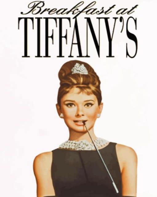 Breakfast At Tiffanys Poster Paint By Number