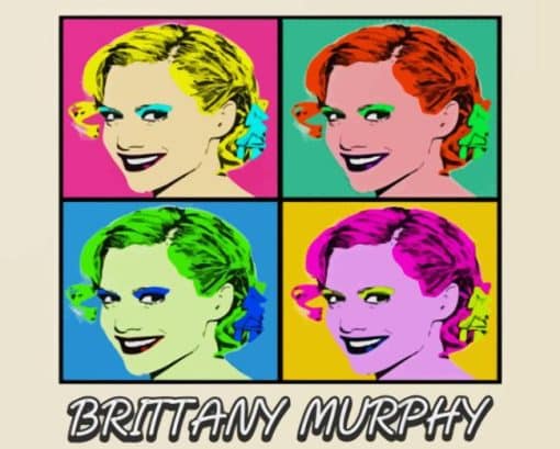 Brittany Murphy Pop Art Paint By Number