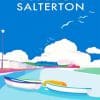 Budleigh Salterton Poster Paint By Numbers