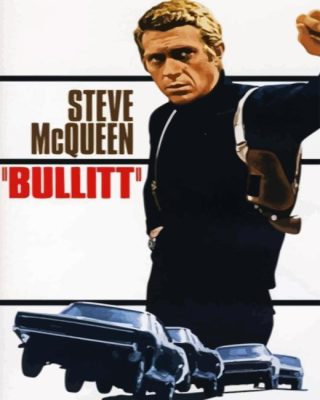 Bullitt Movie Poster Paint By Numbers