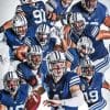 BYU Football Team Paint By Numbers