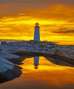 Canada Peggys Cove Paint By Numbers