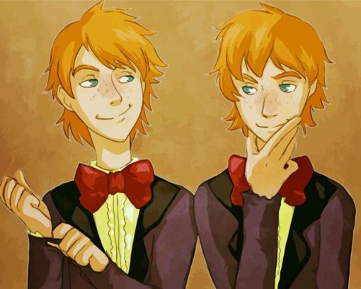 Cartoon Weasley Twin Paint By Number