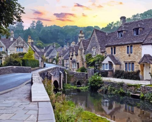 Castle Combe Paint By Numbers