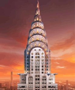 Chrysler Building Paint By Number