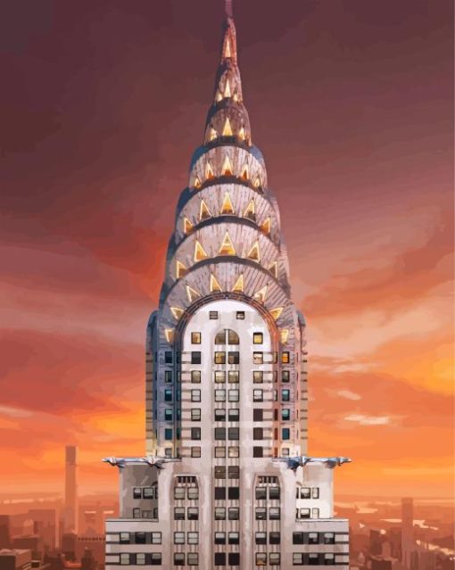 Chrysler Building Paint By Number