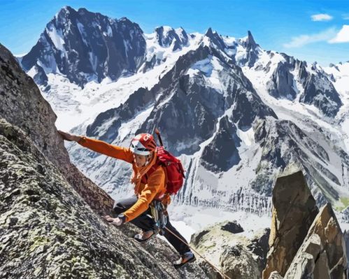 Climbing A Mountain Paint By Number