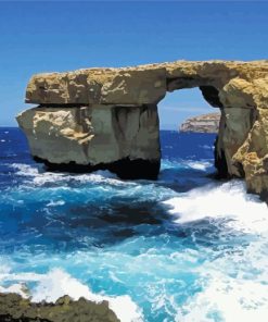 Coastline Island Gozo Malta Paint By Numbers