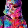 Colorful Darth Vader Paint By Numbers