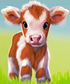 Cow Baby Paint By Numbers