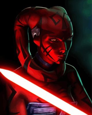 Darth Talon Star Wars Paint By Numbers