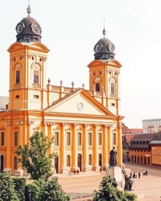 Debrecen Church Paint By Number