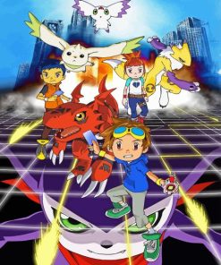 Digimon Tamers Paint By Numbers