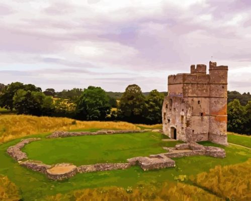 Donnington Castle Paint By Number