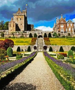 Drummond Castle Gardens Paint By Number