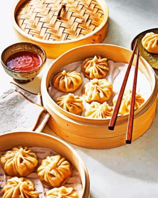 Dumplings Paint By Numbers