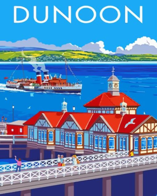 Dunoon Poster Paint By Number