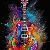 Electric Guitar Paint By Number
