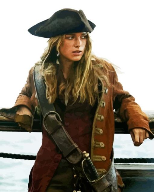 Elizabeth Swann Pirates of the Caribbean Paint By Numbers