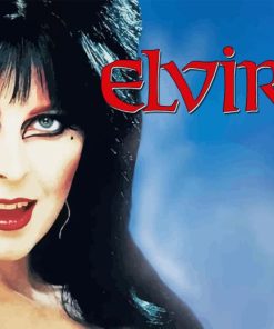Elvira Movie Poster Paint By Numbers
