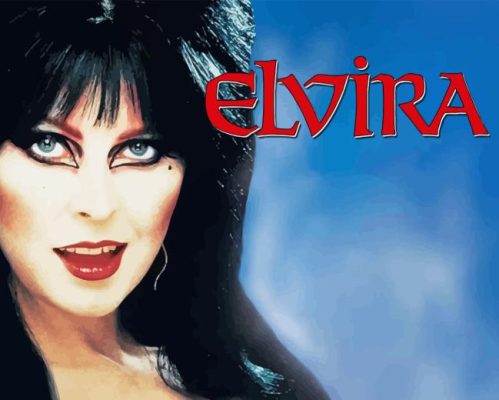 Elvira Movie Poster Paint By Numbers