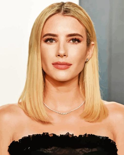 Emma Roberts Paint By Number